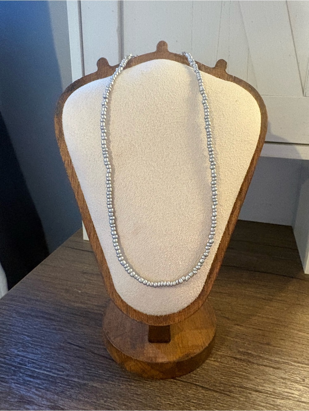 Sterling Silver Beaded Necklace - Women Jewelry